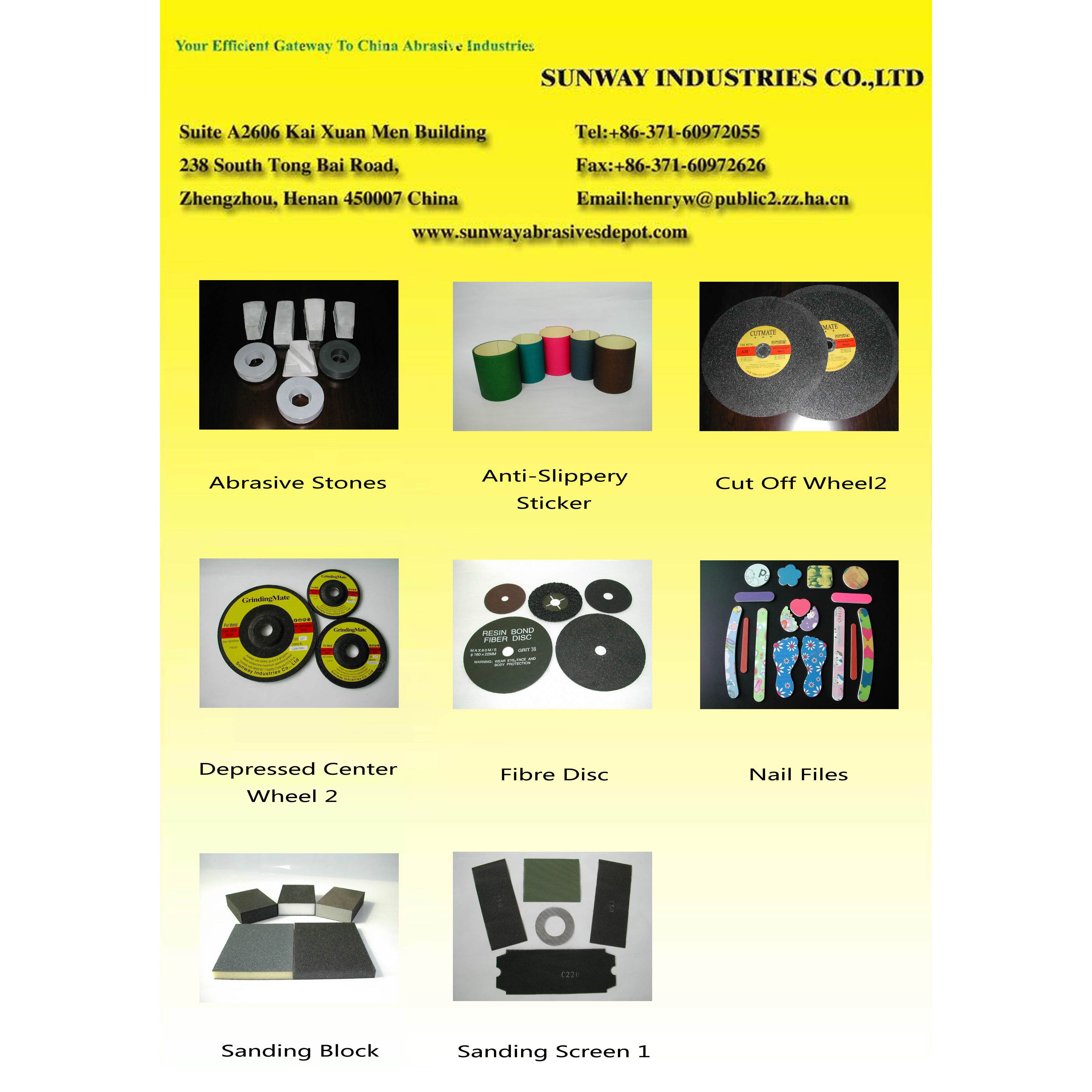 Sunway Industries Coated Abrasive Products